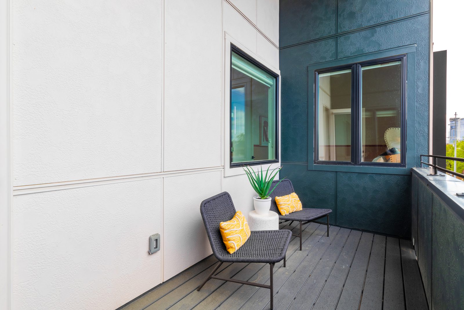 Private balcony at The Conway